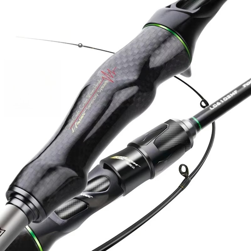 Fishing Rod Spinning - HSD釣り竿 L/ML/M/MH/H 東レカーボン生地 富士Aロッドガイド キャスティングスピニングロッド さまざまな魚に対応
