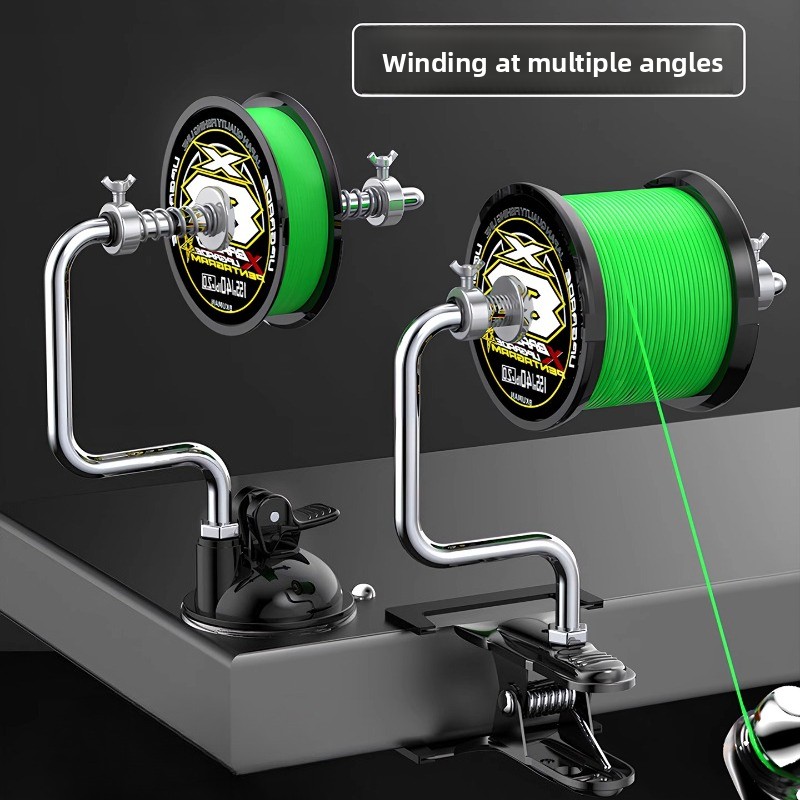 Fishing Rod Spinning - 新型スピニングリール ルヤラインアップツール PEフィッシングリールワインダー 吸盤式釣り竿 フィッシングリール 釣り竿ワインダー
