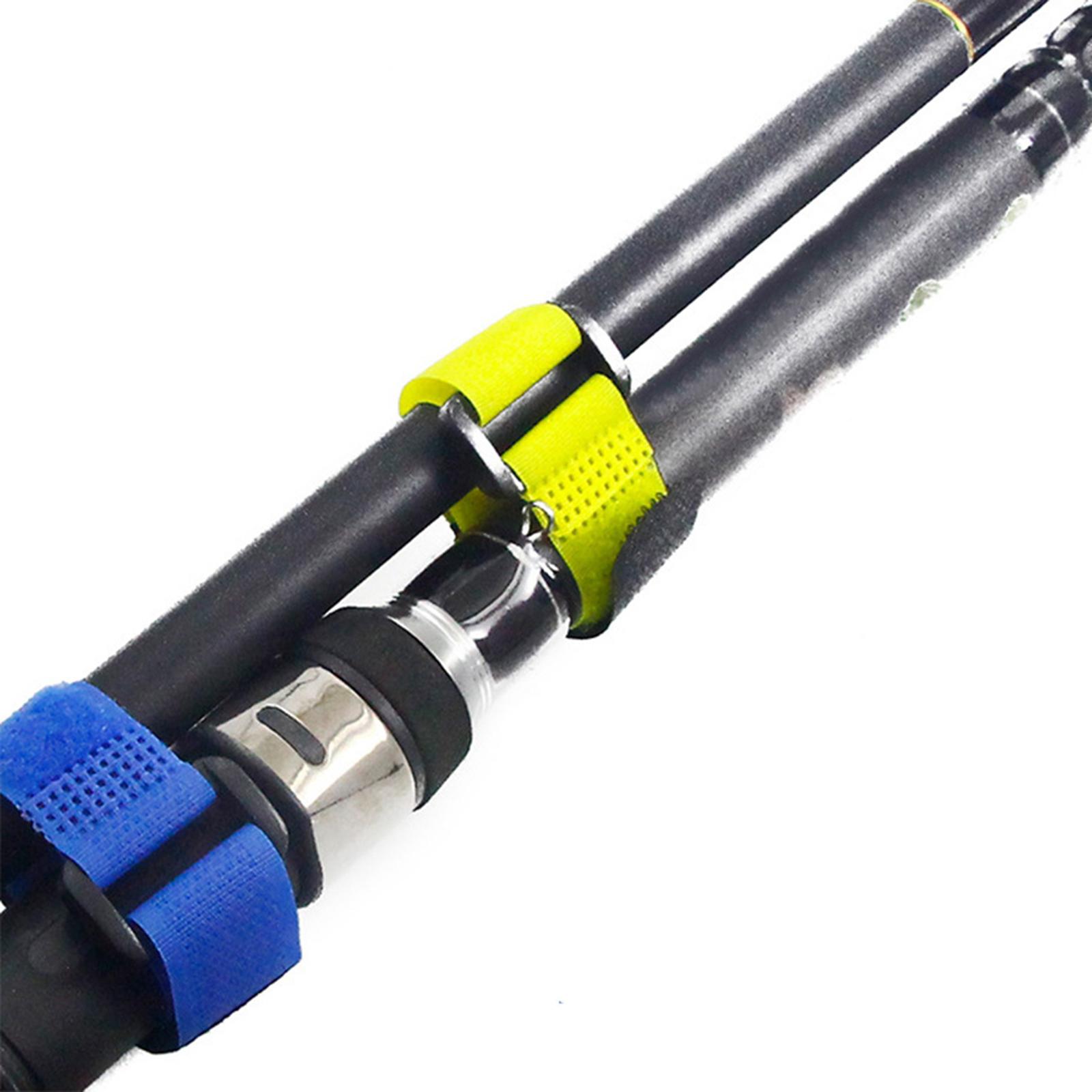 Fishing Rod Boat - 釣り道具タイ エラスティックベルト ナイロンロッドホルダーストラップ ボート整理用釣りアクセサリー