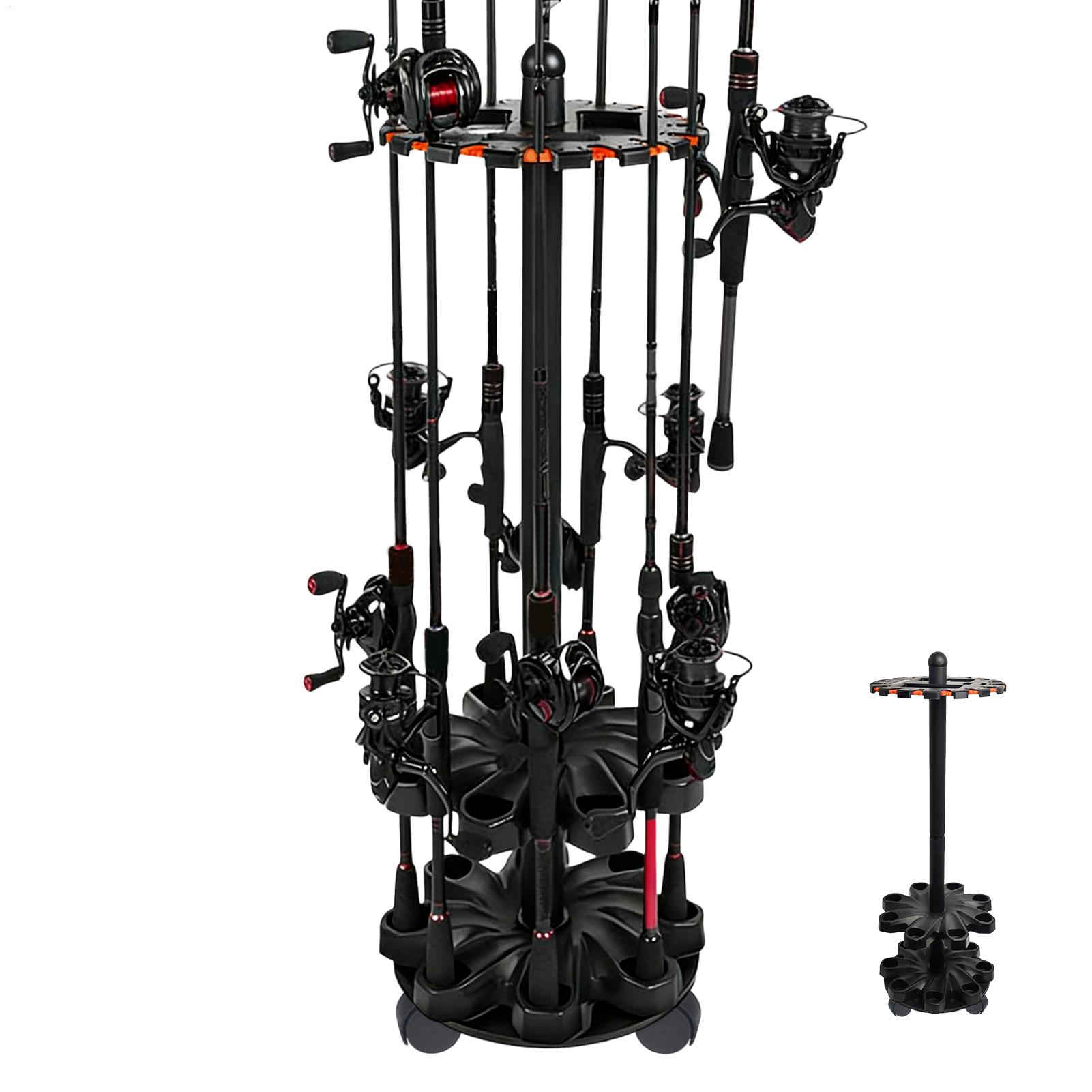 Fishing Rod Travel - 釣り竿ラック 釣り竿垂直スタンド 釣り竿収納ホルダー ボート ガレージ カヤック