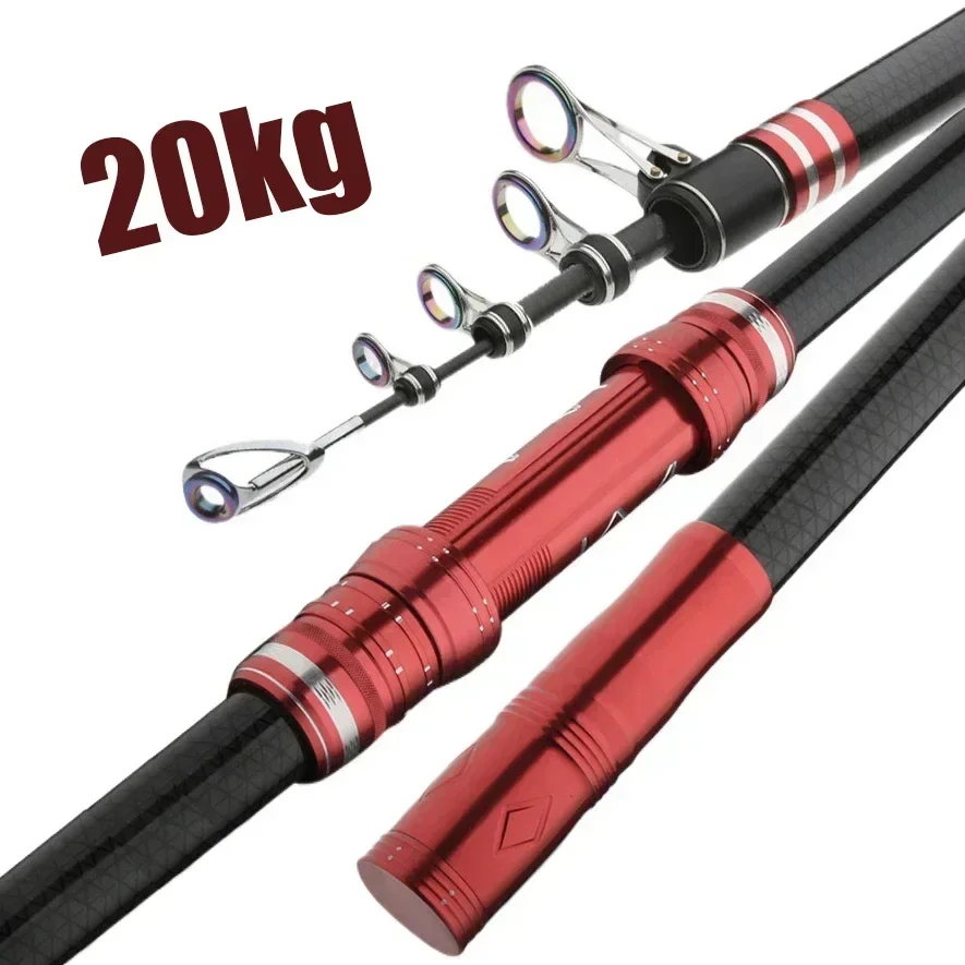 Fishing Rod Surf - 伸縮式釣り竿,20kg, 2.7m, 3.6m, 3.9m, 4.5m