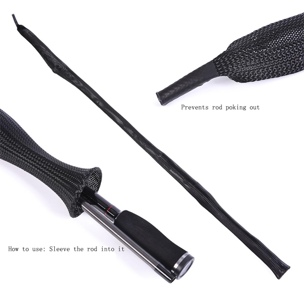 釣り竿編みネット保護カバー釣り道具スピニングキャスティングア - Fishing Rod Casting のレビューと価格