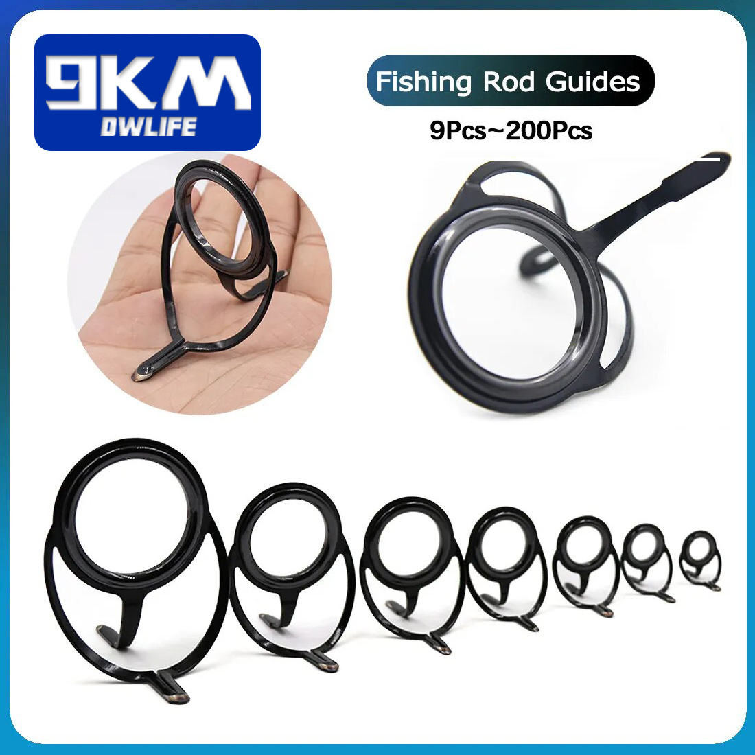 釣竿修理キットスピニングロッドビルディングコンポーネントステ - Fishing Rod Casting のレビューと価格