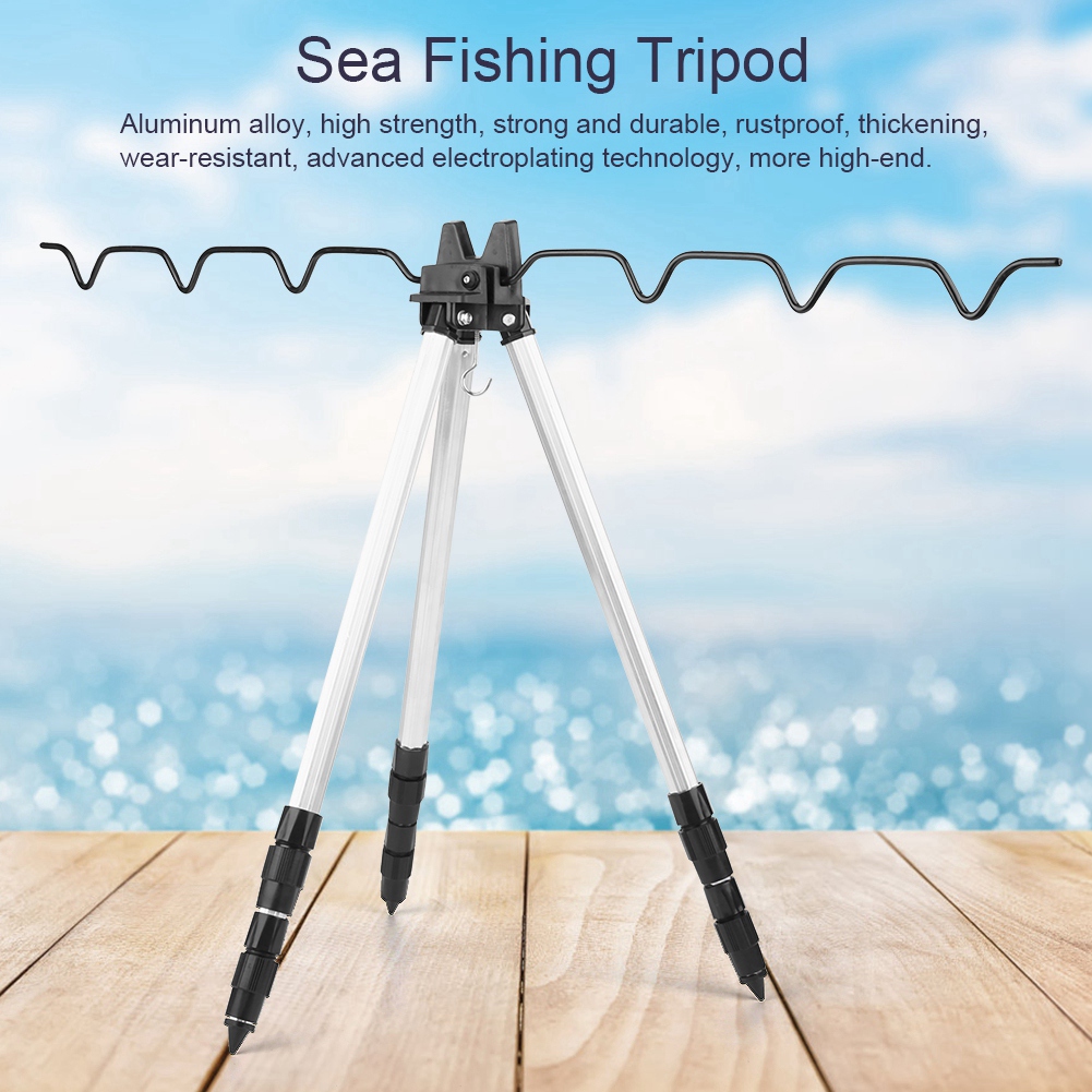 釣り竿三脚ホルダー多機能ロッド三脚屋外海釣りサポートスタンド - Fishing Rod Casting のレビューと価格