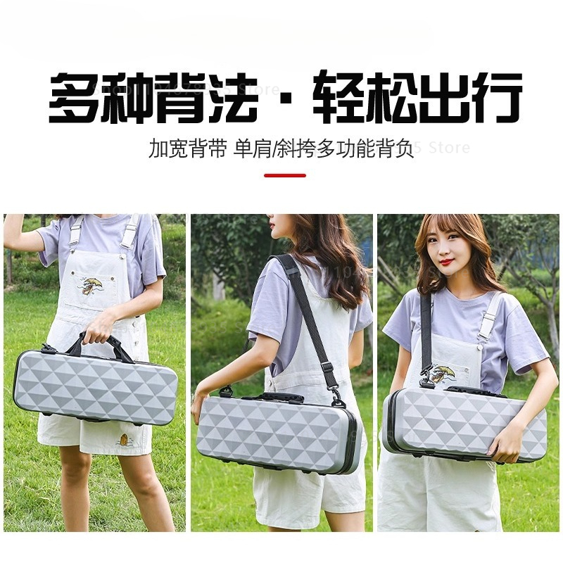 ハードシェルミニ釣り竿ケース |   分解不要のリール収納（ - Fishing Rod Case のレビューと価格