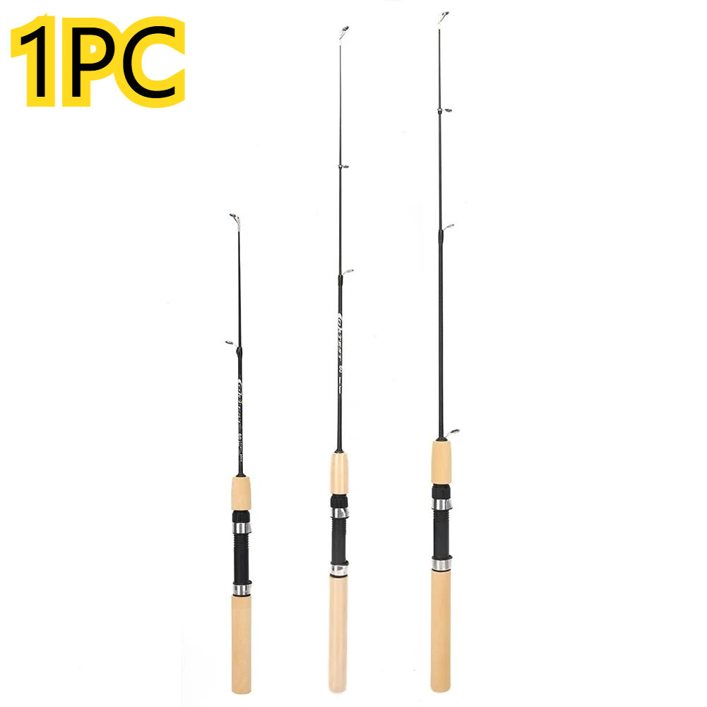 60/80/100 センチメートル氷釣り竿ポータブルカーボン - Fishing Rod Ice のレビューと価格