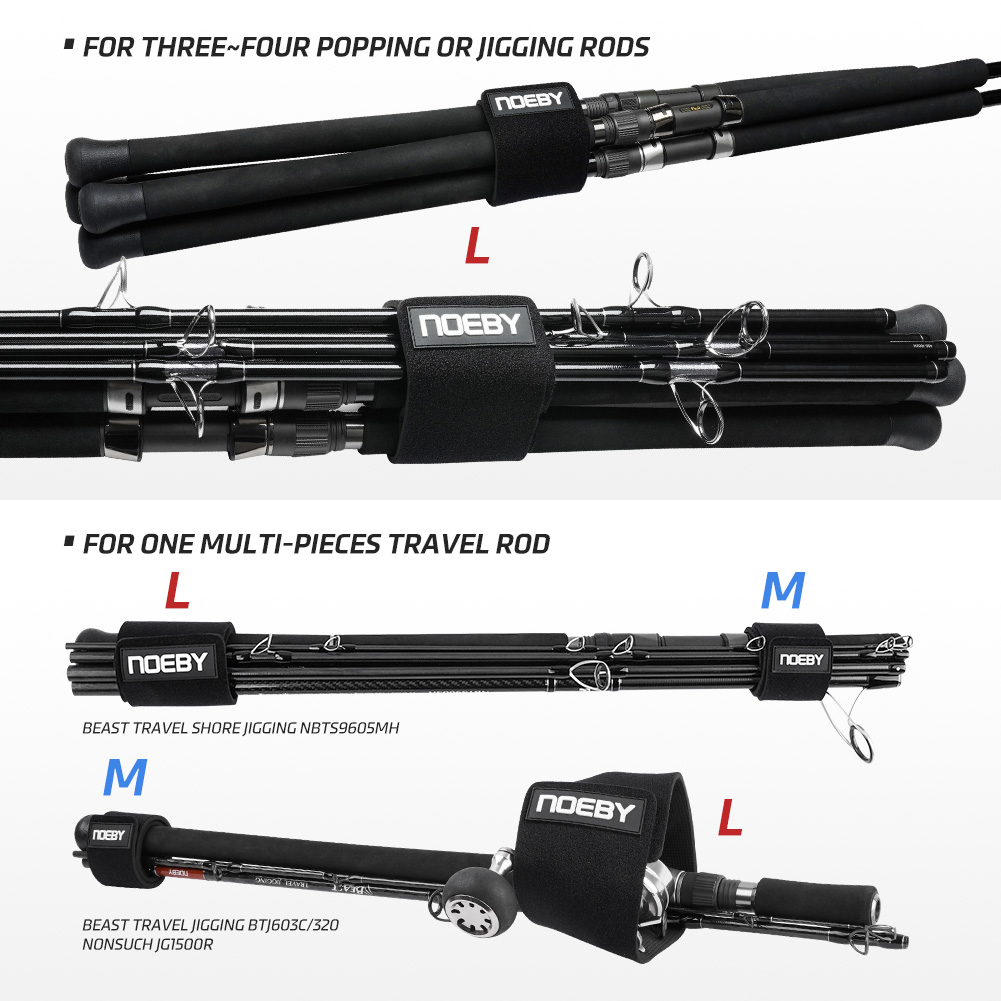 NOEBY 釣り竿ストラップ ワイド保護ベルト 耐摩擦ロッド - Fishing Rod Spinning のレビューと価格