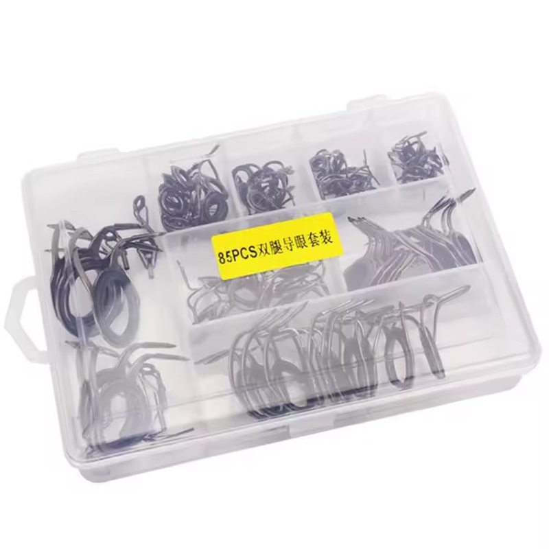 WEIHE 75個入りアクセサリー高炭素セラミック製ダブルレ - Fishing Rod Repair Kit のレビューと価格