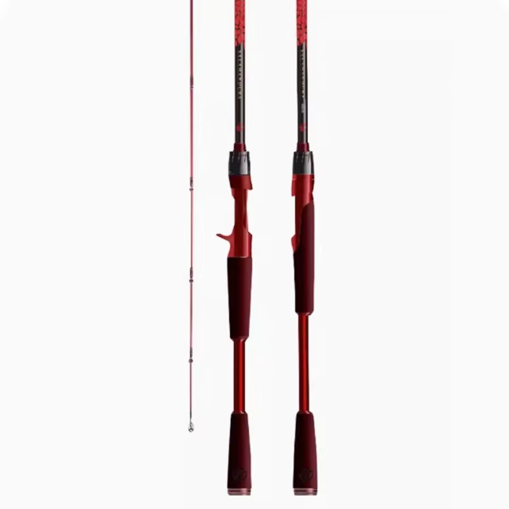 カーボンファイバールアーフィッシングロッド 湖・川用 ベイト - Fishing Rod Casting のレビューと価格