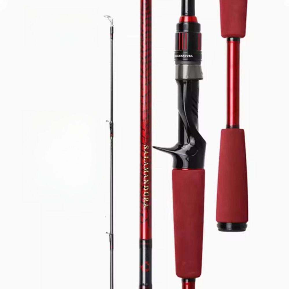カーボンファイバールアーフィッシングロッド 湖・川用 ベイト - Fishing Rod Casting のレビューと価格