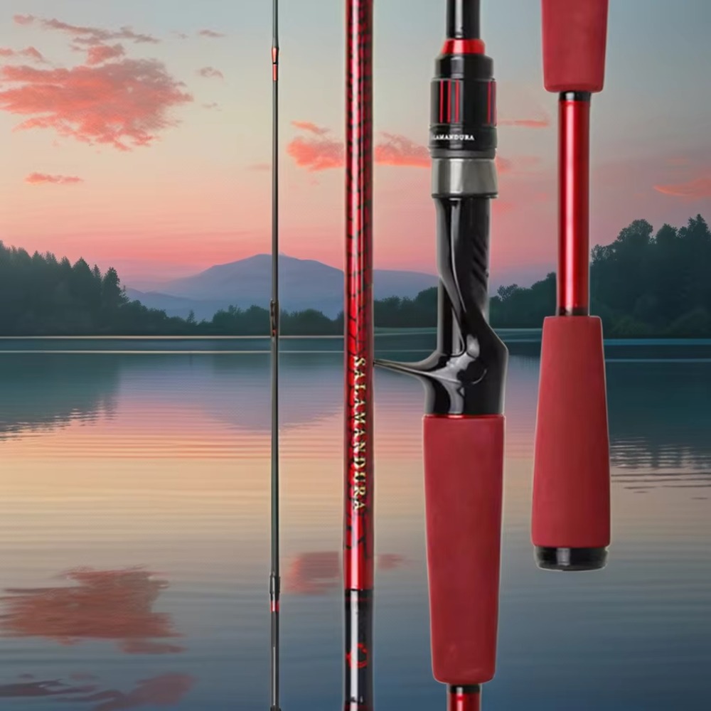 カーボンファイバールアーフィッシングロッド 湖・川用 ベイト - Fishing Rod Casting のレビューと価格