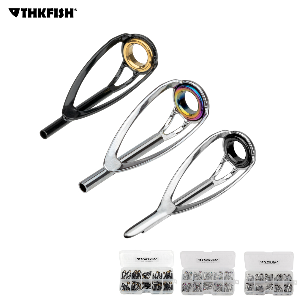 THKFISH 50 個釣竿トップ先端修理キットステンレス鋼 - Fishing Rod Tip Replacement のレビューと価格