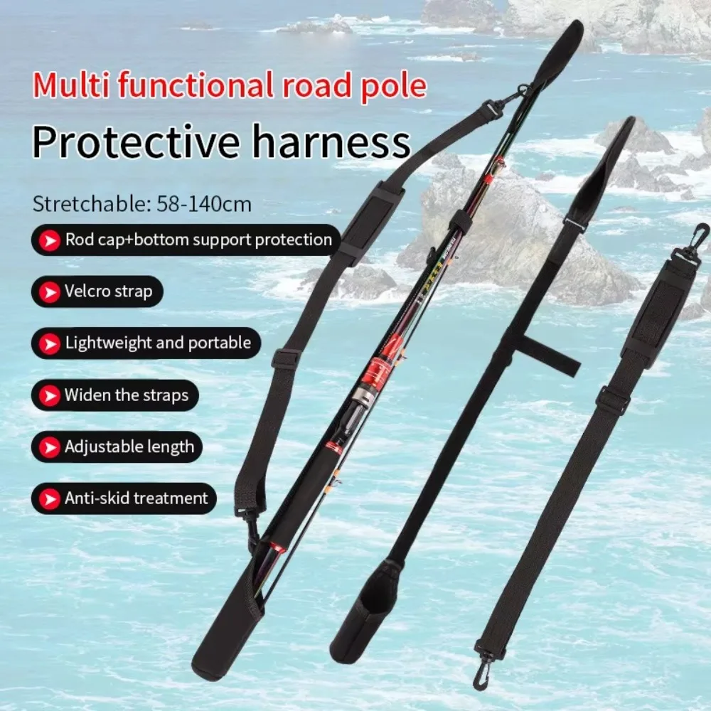 調節可能な釣竿収納バッグポータブル釣竿ショルダーベルト釣竿ベ - Fishing Rod Combo のレビューと価格