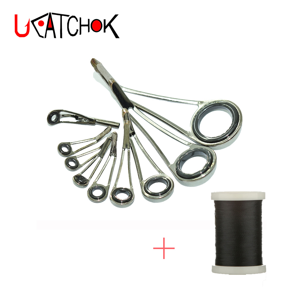 9個/キット ロックトラウト釣り竿ガイド 超軽量 ハイレッグ - Fishing Rod Repair Kit のレビューと価格
