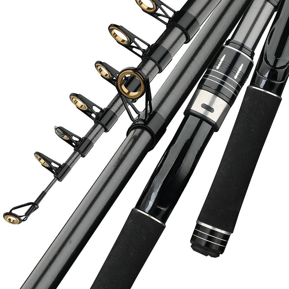 30Tカーボンファイバー製伸縮式釣り竿 カーボンチップ高強度 - Fishing Rod Surf のレビューと価格